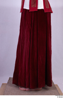  Photos Woman in Historical Dress 63 17th century Traditional dress historical clothing lower body red skirt 0003.jpg